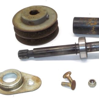MTD Bandit 1332 Left Side Drive Shaft, Transmission Coupling, Pulley